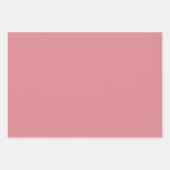 Rosa, rosa, rosafarbene Papiertücher Geschenkpapier Set (Vorderseite 2)