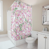 Rosa-Rosa-Rose Duschvorhang (Beispiel)