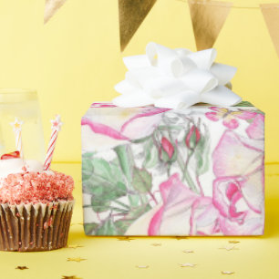 Rosa-Rosa-Rose Geschenkpapier