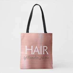 Rosa Rosa - Rose Gold Foil Haare Treppenaufgang -  Tasche