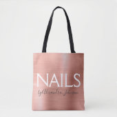 Rosa Rosa - Rose Gold Foil Nails - Salon Tasche (Vorderseite)