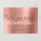 Rosa Rosa - Rose Goldenes Paradies für Kletterhexe Einladungspostkarte (Vorderseite)