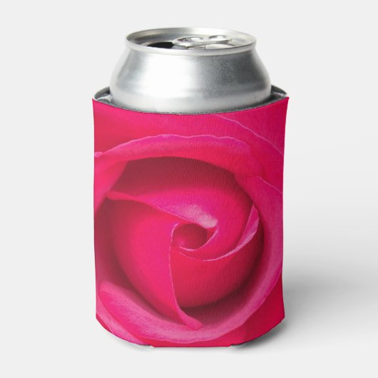 Rosa Rosa Rose kann kühler werden Dosenkühler (Kanne Vorderseite)