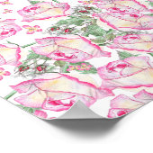 Rosa-Rosa-Rose Poster (Ecke)