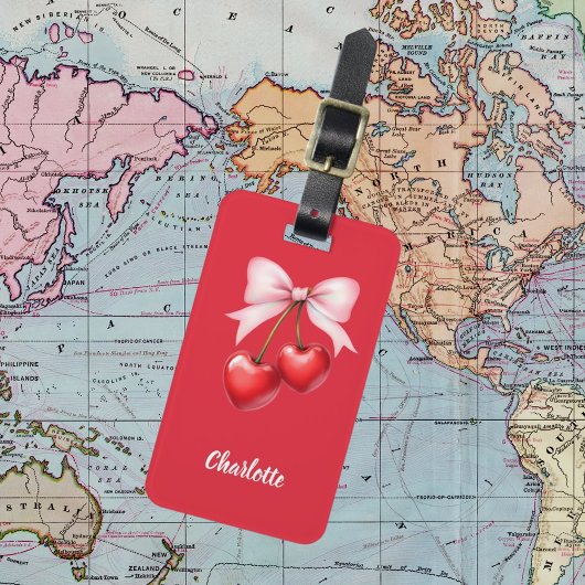 Rosa Rosa-Rosengarbe Gepäckanhänger