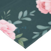 Rosa, rosa, roter Blumenhintergrund Tischdecke (Schrägansicht)