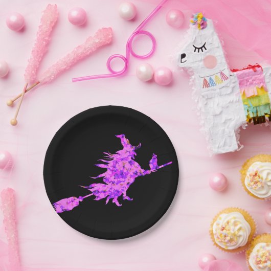 Rosa Rosa Rotzunge Pappteller (Party)