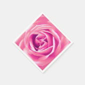 Rosa Rosa Serviette (Ecke)