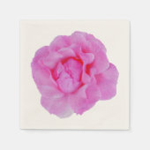 Rosa Rosa Serviette (Vorderseite)