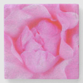 Rosa Rosa Steinuntersetzer (Vorderseite)