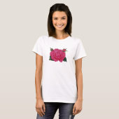 Rosa Rosa T-Shirt (Vorne ganz)