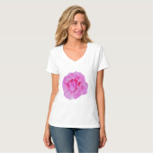 Rosa Rosa T-Shirt (Vorderseite Vollansicht)