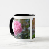 Rosa Rosa Tasse (Vorderseite Links)
