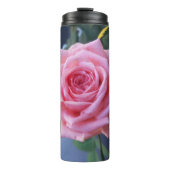 Rosa Rosa Thermosbecher (Vorderseite)