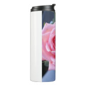 Rosa Rosa Thermosbecher (Nach links gedreht)