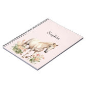 Rosa Rosa Tulips Notizblock (Linke Seite)