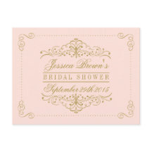 Rosa Rosa Verziertes Swirl Brautparty Rezept