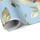 Rosa Rosa, Vintag Geschenkpapier (Rolleneckpunkt)