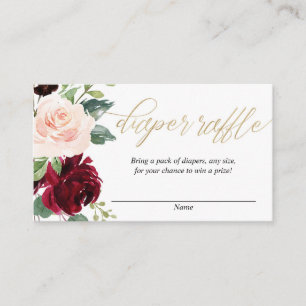 Rosa rosafarbene Goldwaschkarten Begleitkarte