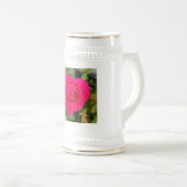 Rosa Rose #4 Bierglas (VorderseiteRechts)