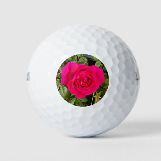 Rosa Rose #4 Golfball (Vorderseite)