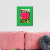 Rosa Rose #4 Leinwanddruck (Insitu (Wohnzimmer))
