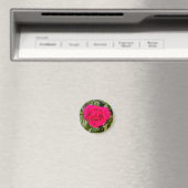 Rosa Rose #4 Magnet (In Situ (Geschirrspüler))