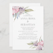 *~* Rosa Rose AR15 WEDDING RSVP + Einladung (Vorne/Hinten)