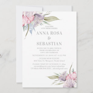 *~* Rosa Rose AR15 WEDDING RSVP + Einladung