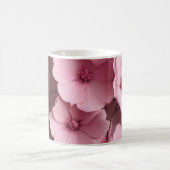 Rosa Rose Ästhetisches Blumenmuster Kaffeetasse (Mittel)