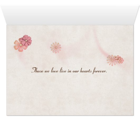 Rosa Rose auf dem Violin-Beileid (Innenansicht Horizontal (Unten))