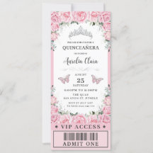 Rosa Rose aus Flora Quinceañera Sweet 16 VIP Ticke