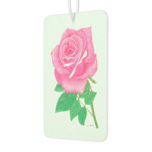 Rosa Rose Autolufterfrischer (Links)