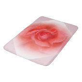 Rosa Rose Badematte (Schrägansicht)