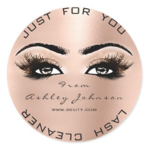 Rosa Rose Beauty Glitzer Peach Lash Makeuaner