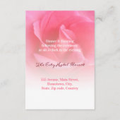 Rosa Rose Begleitkarte (Vorderseite)