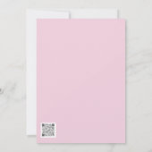 Rosa Rose Bible Verse Art Flat Note Card Dankeskarte (Rückseite)