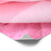 Rosa Rose Blossom Print Beauty einer Rose Poster (Ecke)