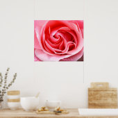 Rosa Rose Blossom Print Beauty einer Rose Poster (Küche)