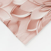 Rosa Rose Blues Fleecedecke (Ecke)