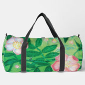 Rosa Rose blühend Duffle Bag (Vorderseite)