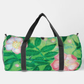 Rosa Rose blühend Duffle Bag (Rückseite)
