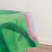 Rosa Rose blühend Tischdecke (Beispiel)