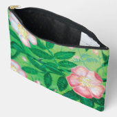 Rosa Rose blühend Zubehörtasche (Offen)