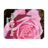 Rosa Rose Blume Blume Blumengeburt Magnet (Horizontal)