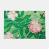 Rosa Rose Blume Geheimgarten Fußmatte (Vorderseite)