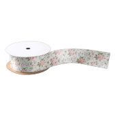 Rosa Rose Blumengarten Design Satinband (Spule)