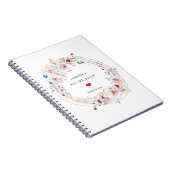 Rosa Rose Blumenrezeptur Buch (Rechte Seite)