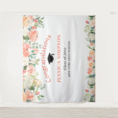 Rosa Rose Blumenrot Foto Hintergrund Abschluss Wandteppich (Vorderseite)