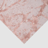 Rosa Rose Blush Glitzer Marmor Moderne Seidenpapier (Ausschnitt)